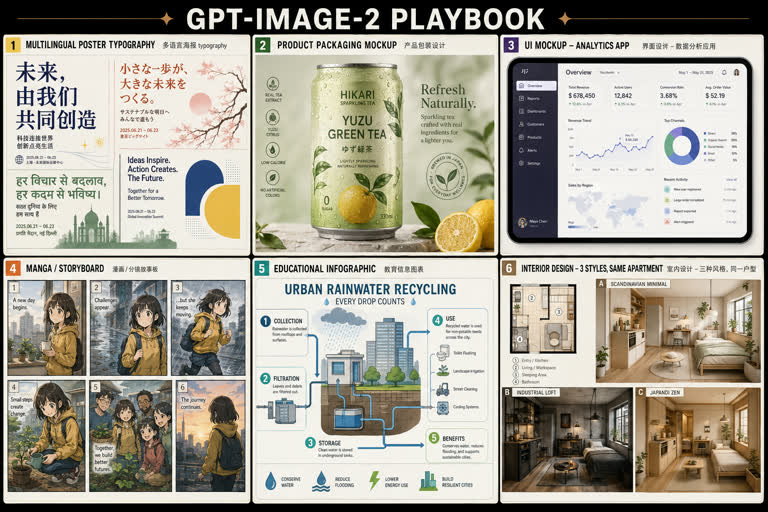 Use-case Board。GPT Image 2 示例。