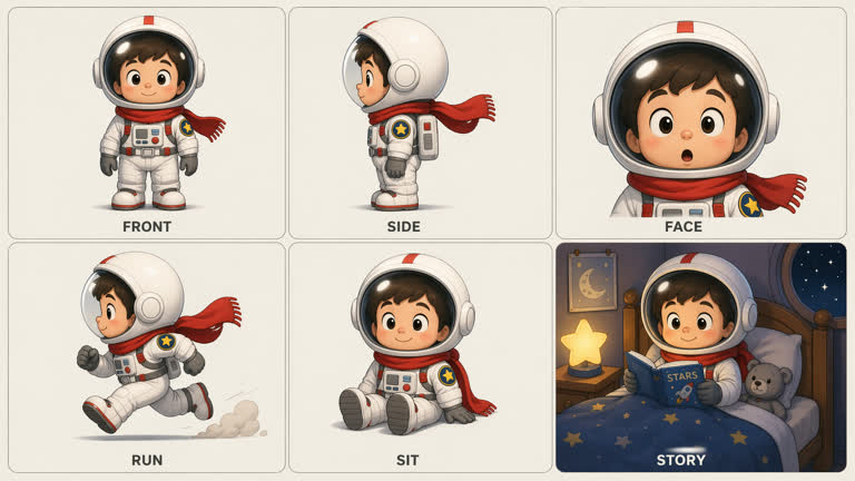 Use case: illustration-story。主题：插画故事、故事叙事。