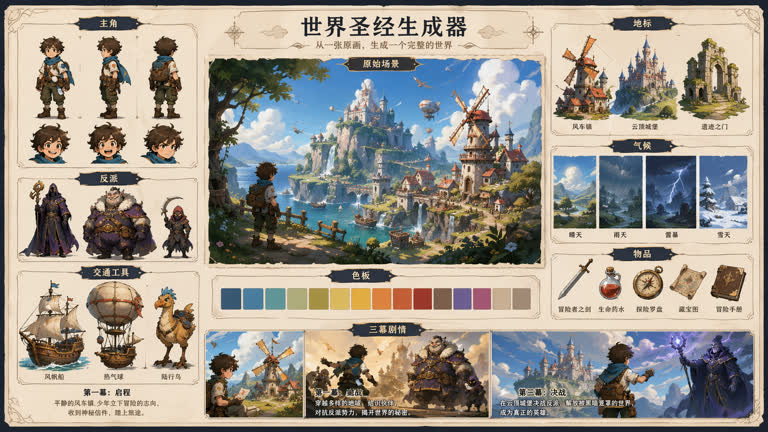 Use case: illustration-story / compositing concept。GPT Image 2 示例。