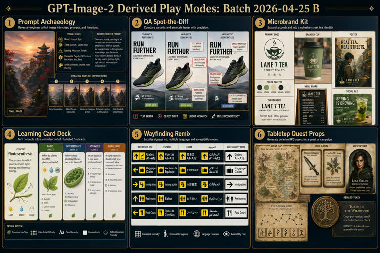 Derived Play Modes Batch B。GPT Image 2 示例。