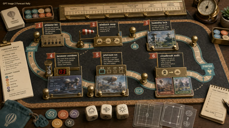 Derived Play: Forecast Rally. GPT Image 2 example.