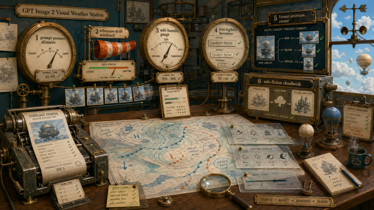 Use Case Station: Visual Weather Signals. GPT Image 2 example.