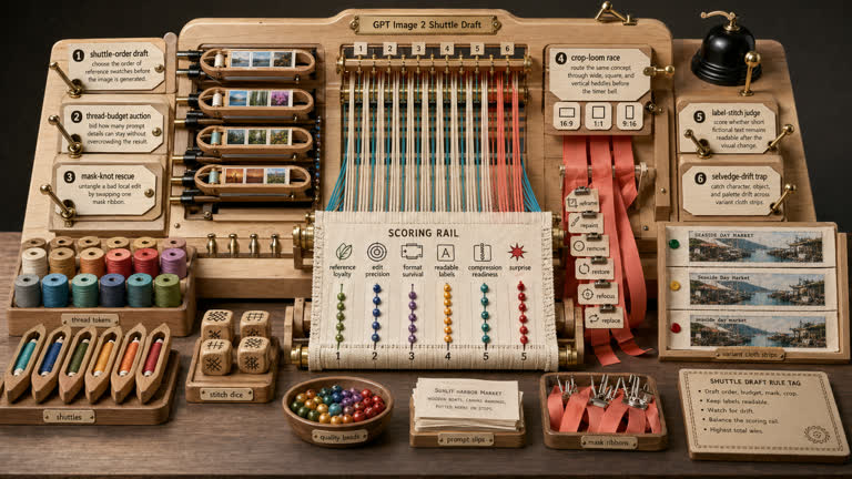 Derived Play: Shuttle Draft. GPT Image 2 example.