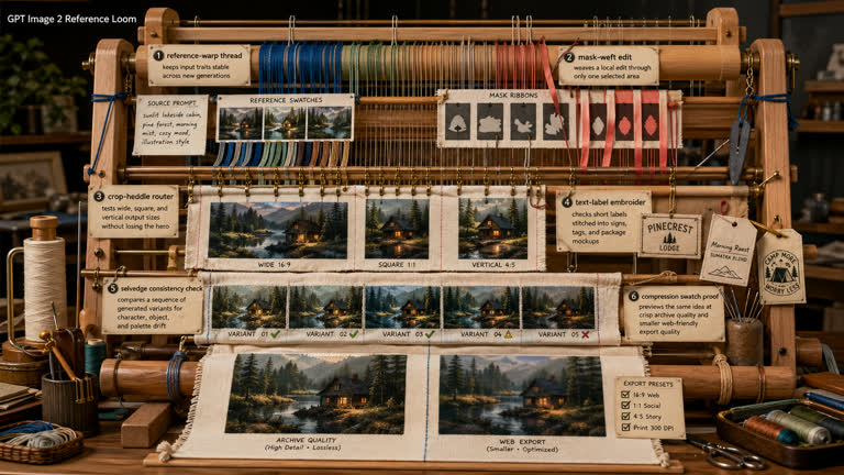 Use Case Loom: Reference Weaving. GPT Image 2 example.