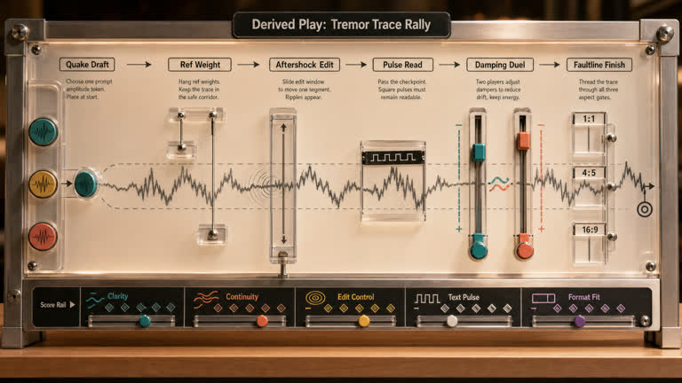 Derived Play: Tremor Trace Rally. GPT Image 2 example.
