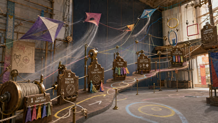 Derived Play: Kite Line League. GPT Image 2 example.