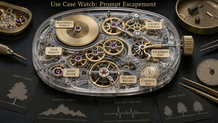 Use Case Watch: Prompt Escapement. GPT Image 2 example.