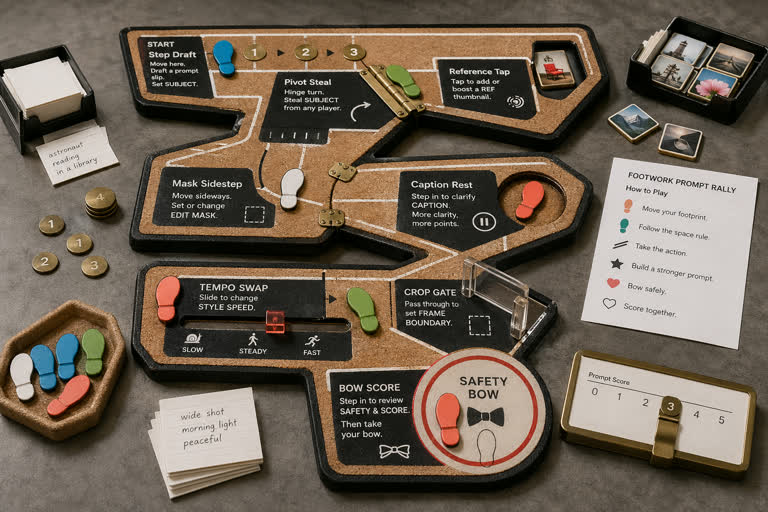 Derived Play: Footwork Prompt Rally. GPT Image 2 example.