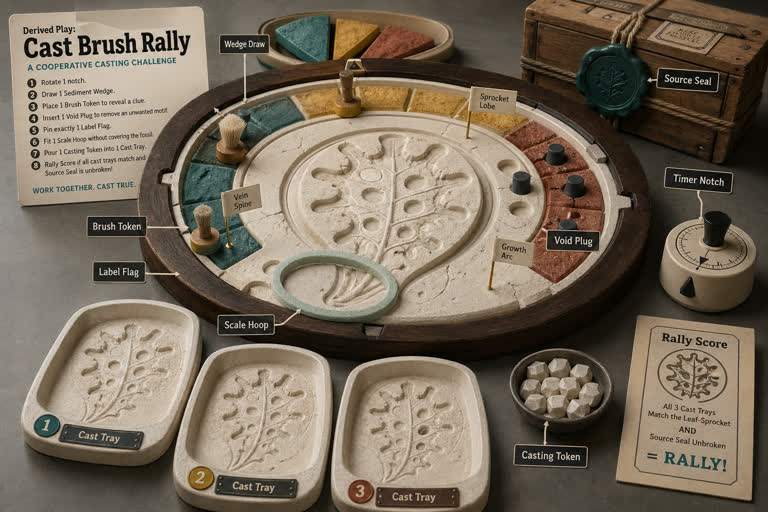 Derived Play: Cast Brush Rally. GPT Image 2 example.