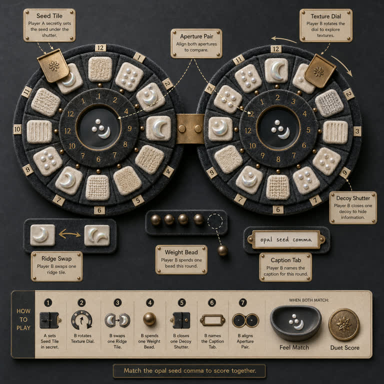 Derived Play: Texture Cipher Duet。GPT Image 2 示例。
