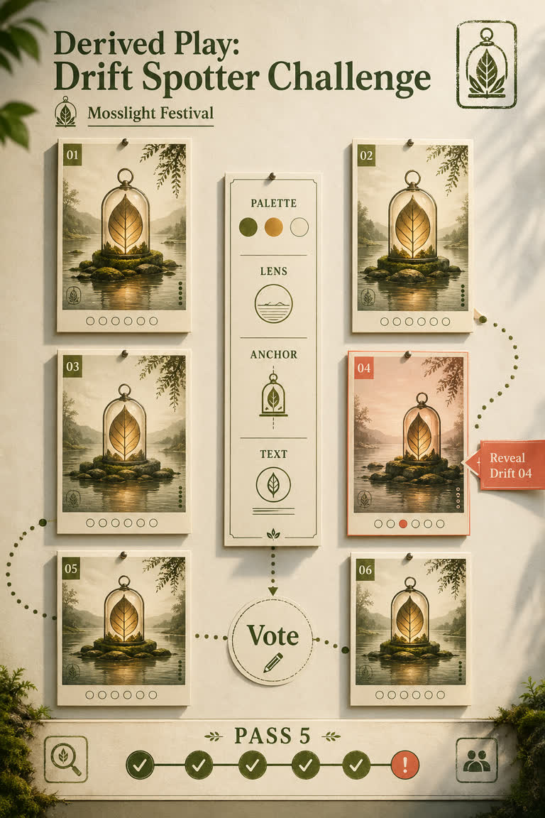 Derived Play: Drift Spotter Challenge. GPT Image 2 example.