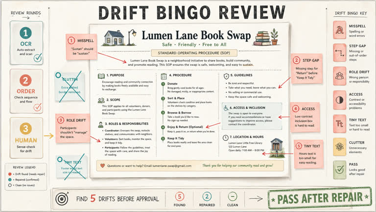 Derived Play: Drift Bingo Review. GPT Image 2 example.