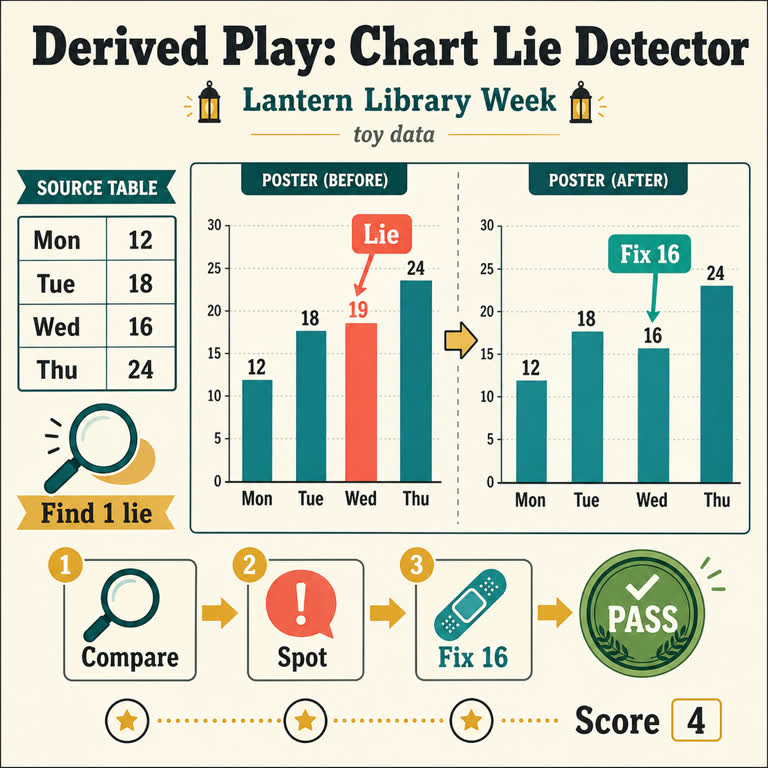 Derived Play: Chart Lie Detector。GPT Image 2 示例。