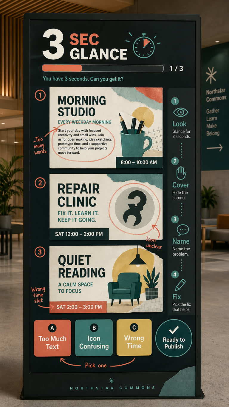 Derived Play: Three-Second Sign Test。GPT Image 2 示例。