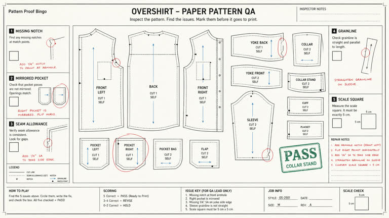 Derived Play: Pattern Proof Bingo. GPT Image 2 example.